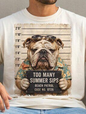 Funny Dog Shirt Summer Shirt Beach Shirt